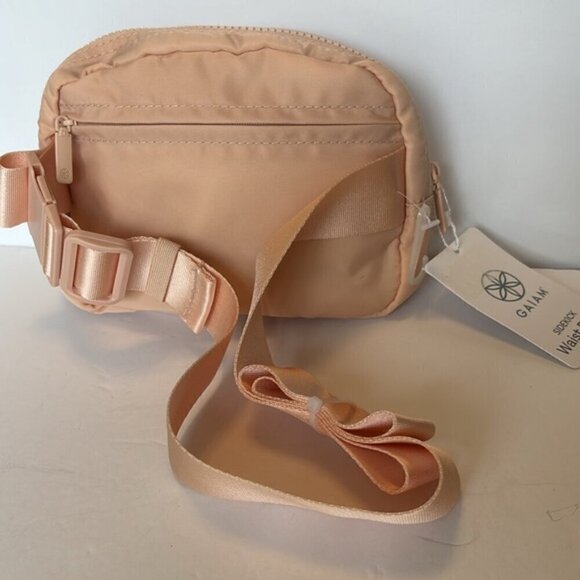 NEW GAIAM Ballet Pink Waist Pack Zipper Top - Picture 3 of 6